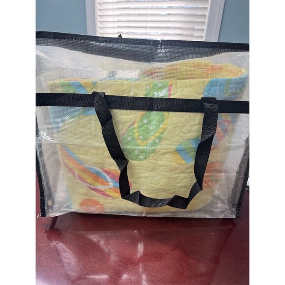 C & F Quilt Set Full/Queen Multicolor Coastal Flip Flop Beach W/Matching Shams - Picture 10 of 10